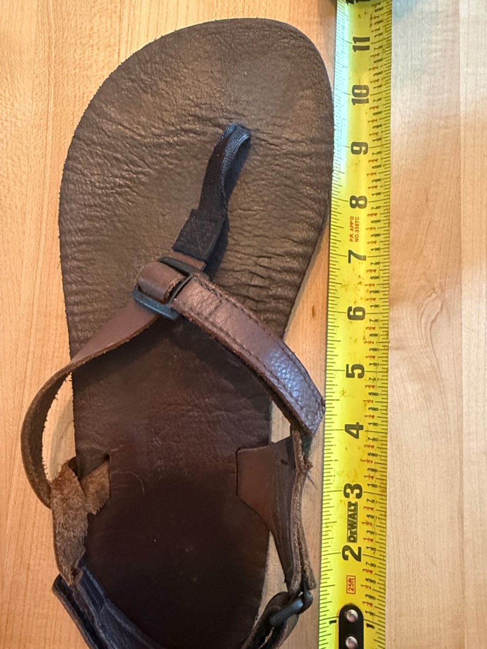 Men's Shamma Super Goats Leather Sandals - Size 10 - Picture 5 of 6